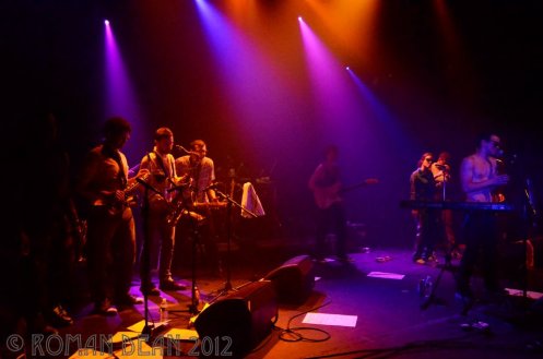 A view at the stage, Mokaad at Gramercy Theater May 3. Photo Credit: Roman Dean.